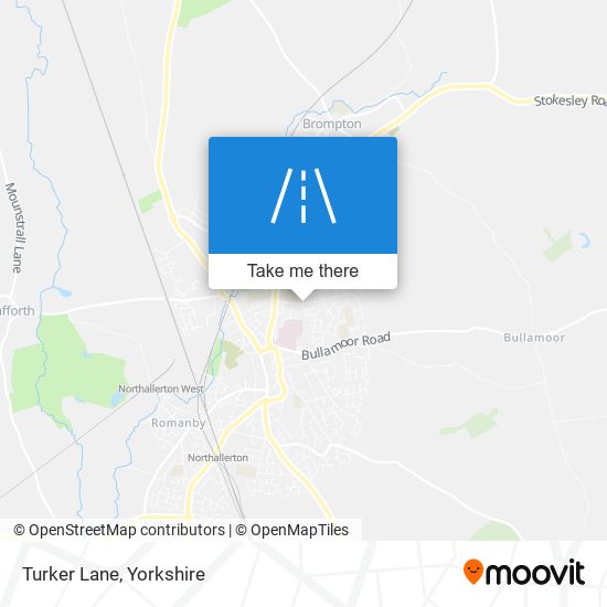 Turker Lane map