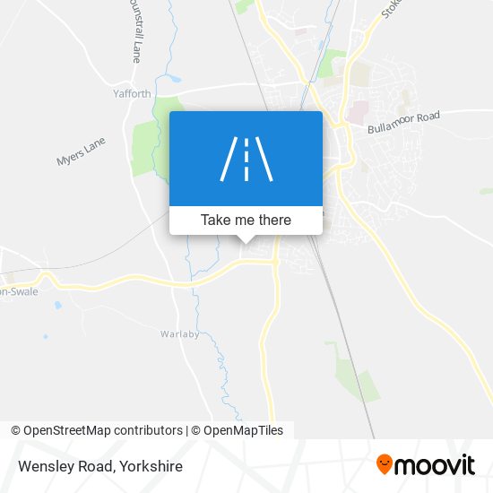 Wensley Road map