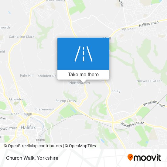 Church Walk map