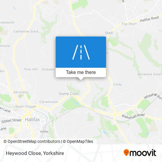 Heywood Close map