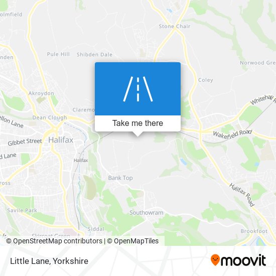 Little Lane map