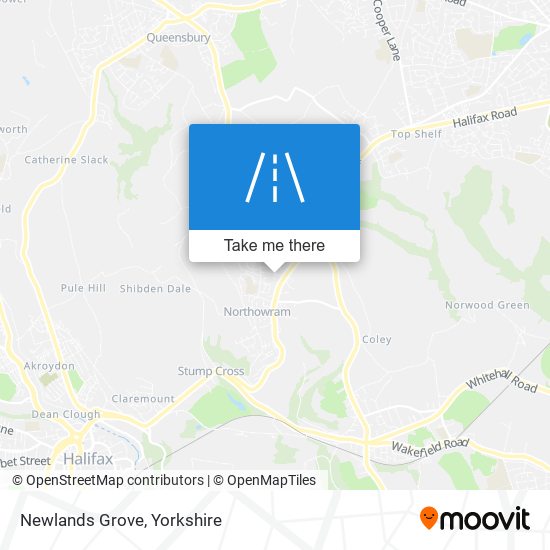 Newlands Grove map