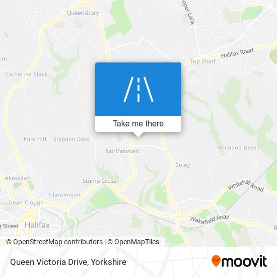 Queen Victoria Drive map