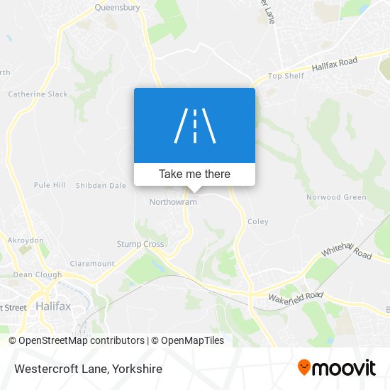 Westercroft Lane map