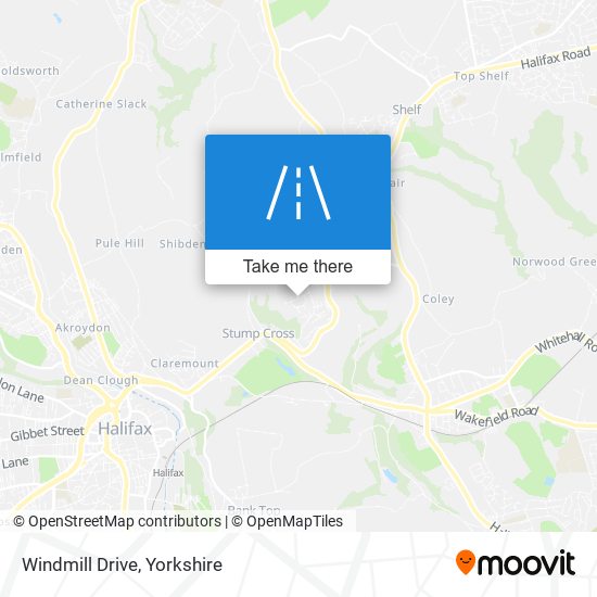 Windmill Drive map
