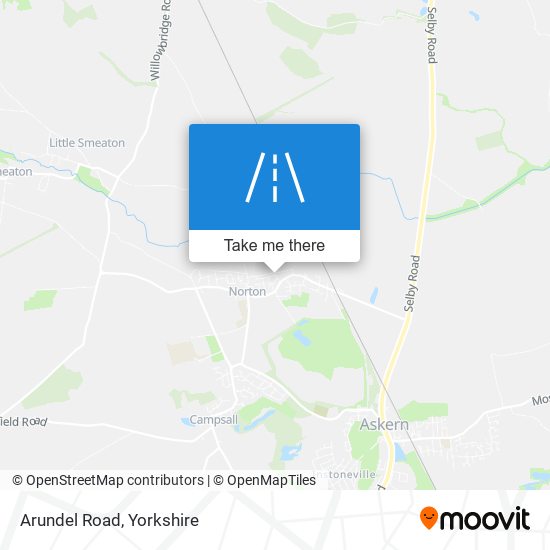 Arundel Road map
