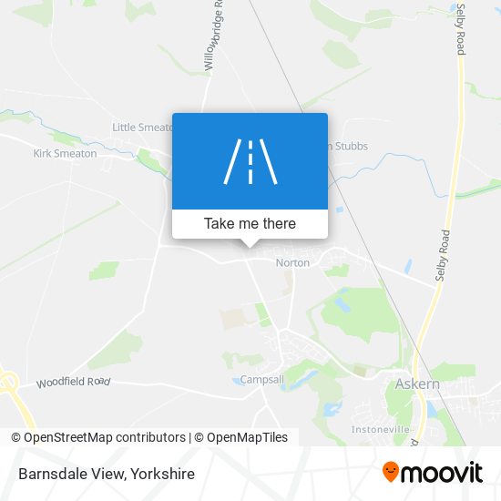 Barnsdale View map