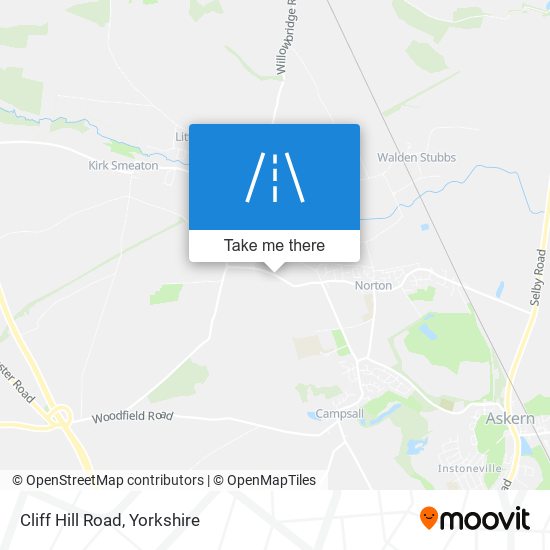 Cliff Hill Road map