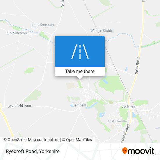 Ryecroft Road map