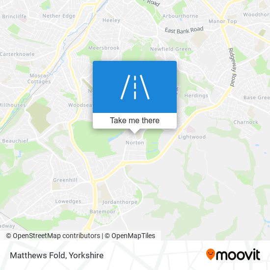 Matthews Fold map
