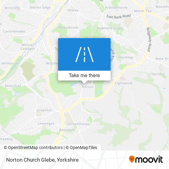 Norton Church Glebe map