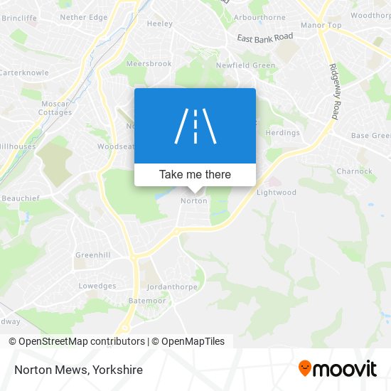 Norton Mews map