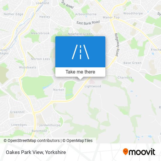 Oakes Park View map