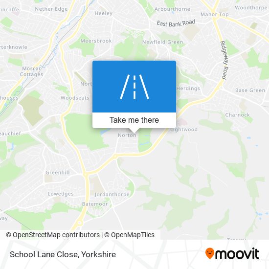 School Lane Close map