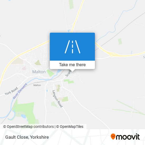 Gault Close map