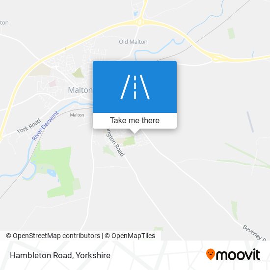 Hambleton Road map