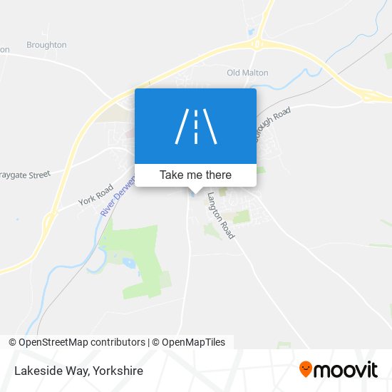 Lakeside Way map