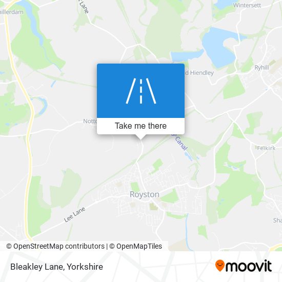 Bleakley Lane map