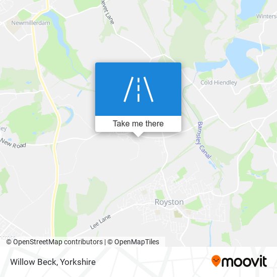 Willow Beck map