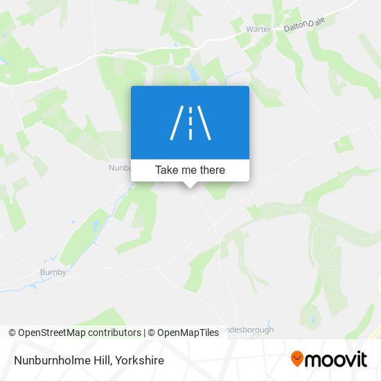 Nunburnholme Hill map