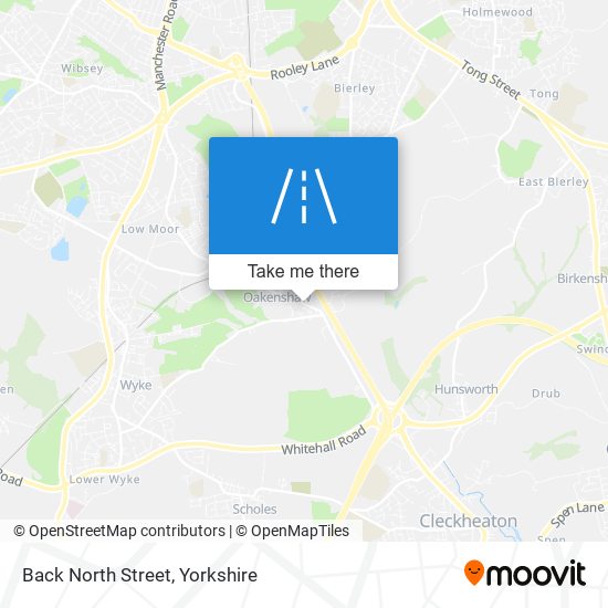 Back North Street map