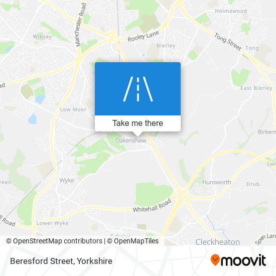 Beresford Street map