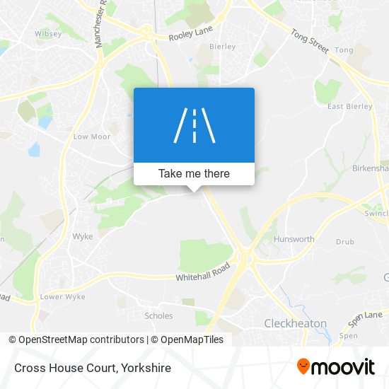 Cross House Court map