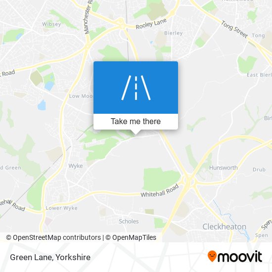 Green Lane map