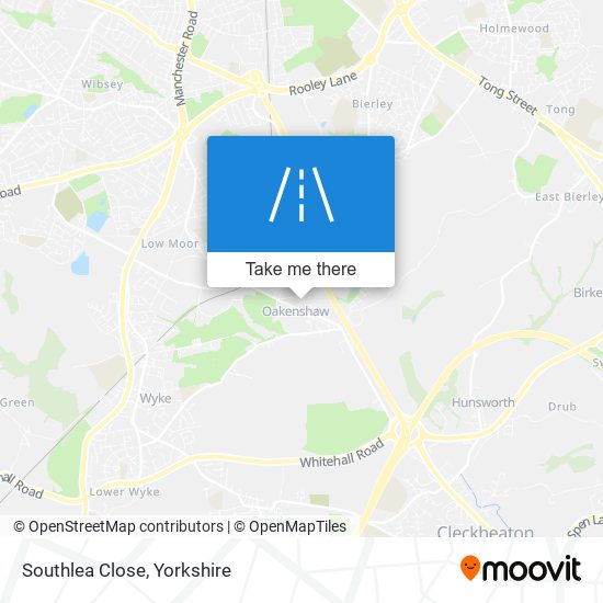 Southlea Close map