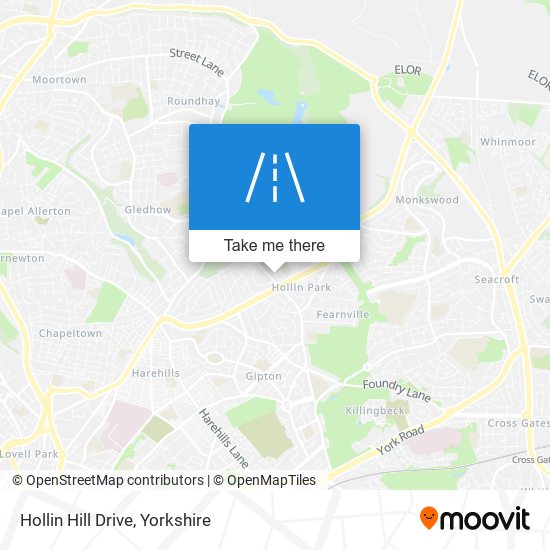 Hollin Hill Drive map