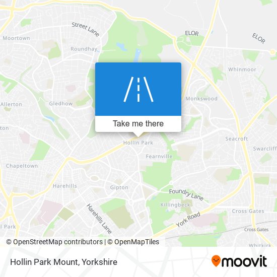 Hollin Park Mount map