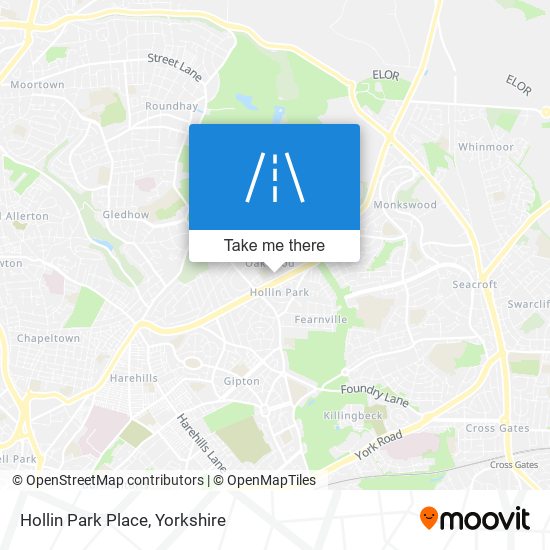 Hollin Park Place map