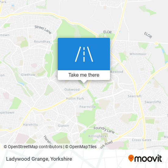 Ladywood Grange map