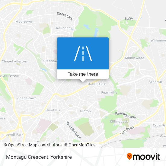 Montagu Crescent map