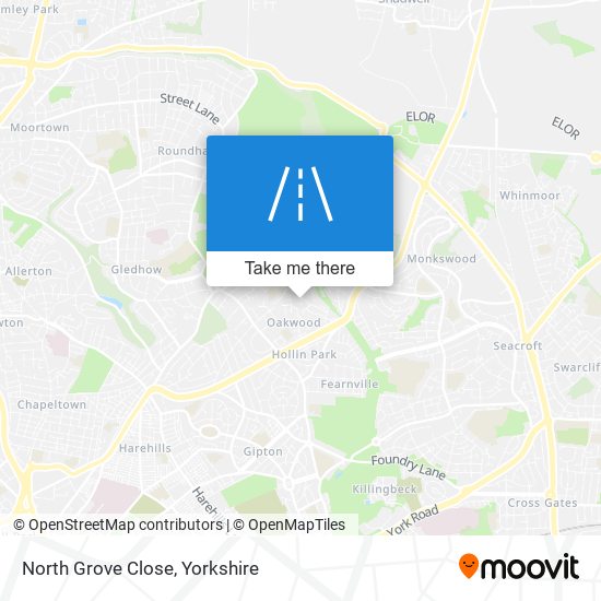 North Grove Close map