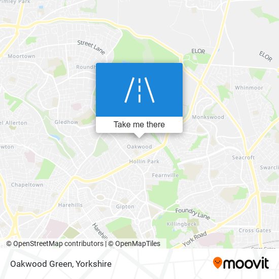 Oakwood Green map