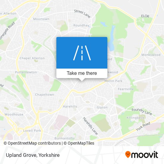 Upland Grove map