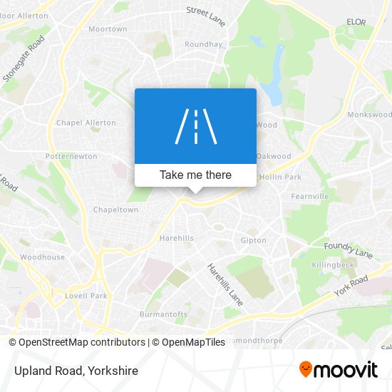 Upland Road map