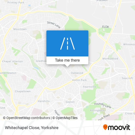 Whitechapel Close map