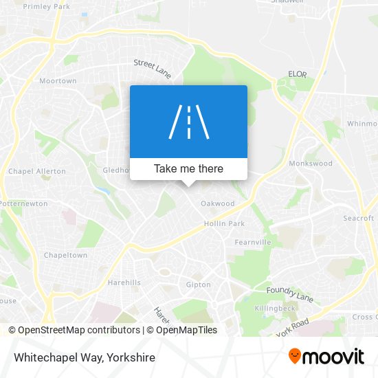 Whitechapel Way map
