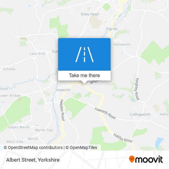 Albert Street map