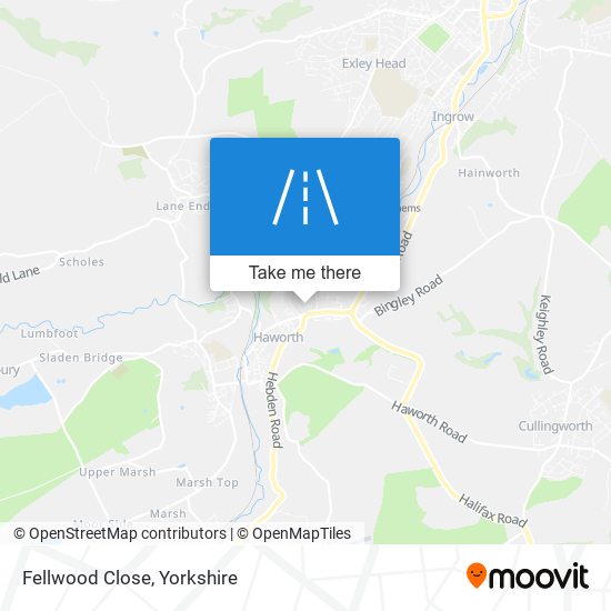 Fellwood Close map