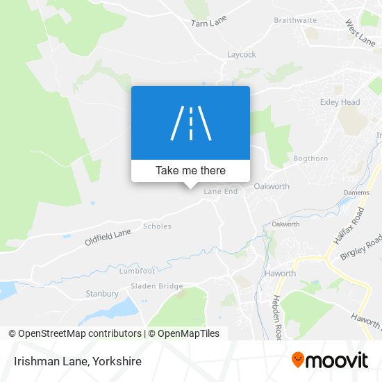 Irishman Lane map