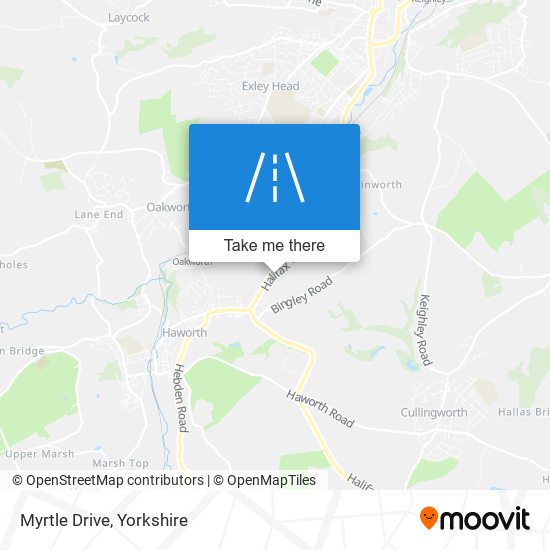 Myrtle Drive map