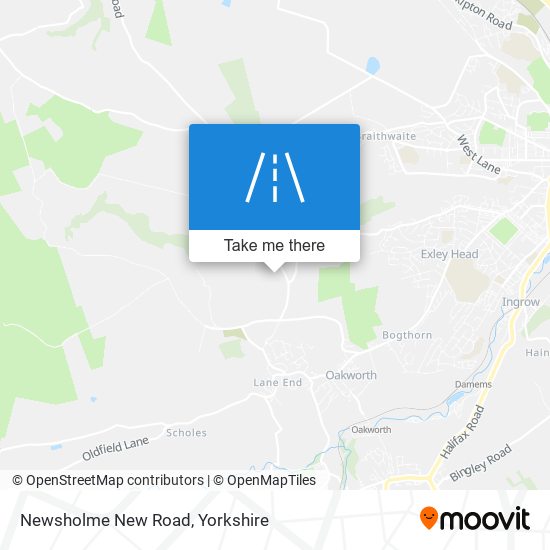 Newsholme New Road map