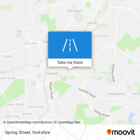 Spring Street map