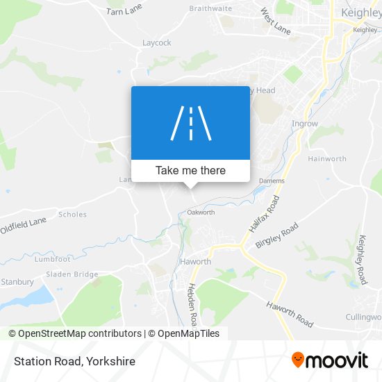 Station Road map