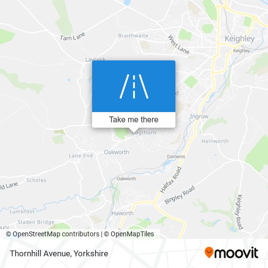 Thornhill Avenue map
