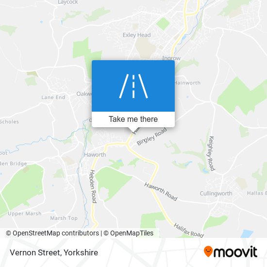 Vernon Street map