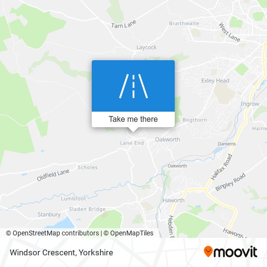 Windsor Crescent map